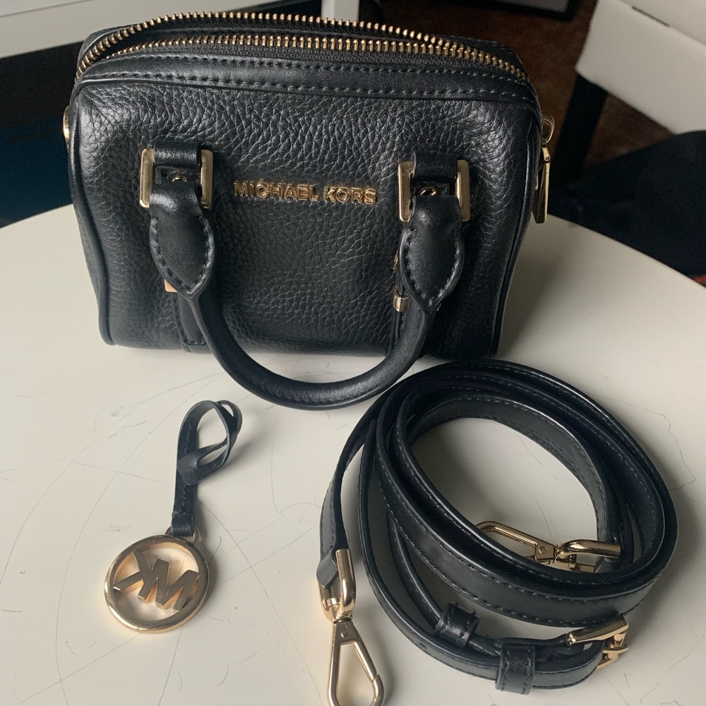 Michael Kors Black Leather Handbag